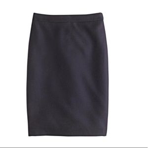 J. Crew No. 2 Pencil Skirt Double-Serge Wool